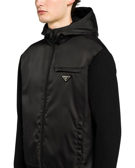 prada cotton coat men printed|Prada Jackets for Men .